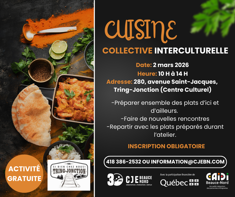 Cuisine collective - 2 mars -Tring-Jonction