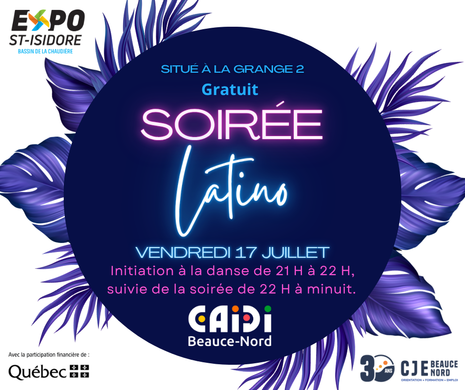 Soirée Latino - Saint-Isidore - 17 juillet